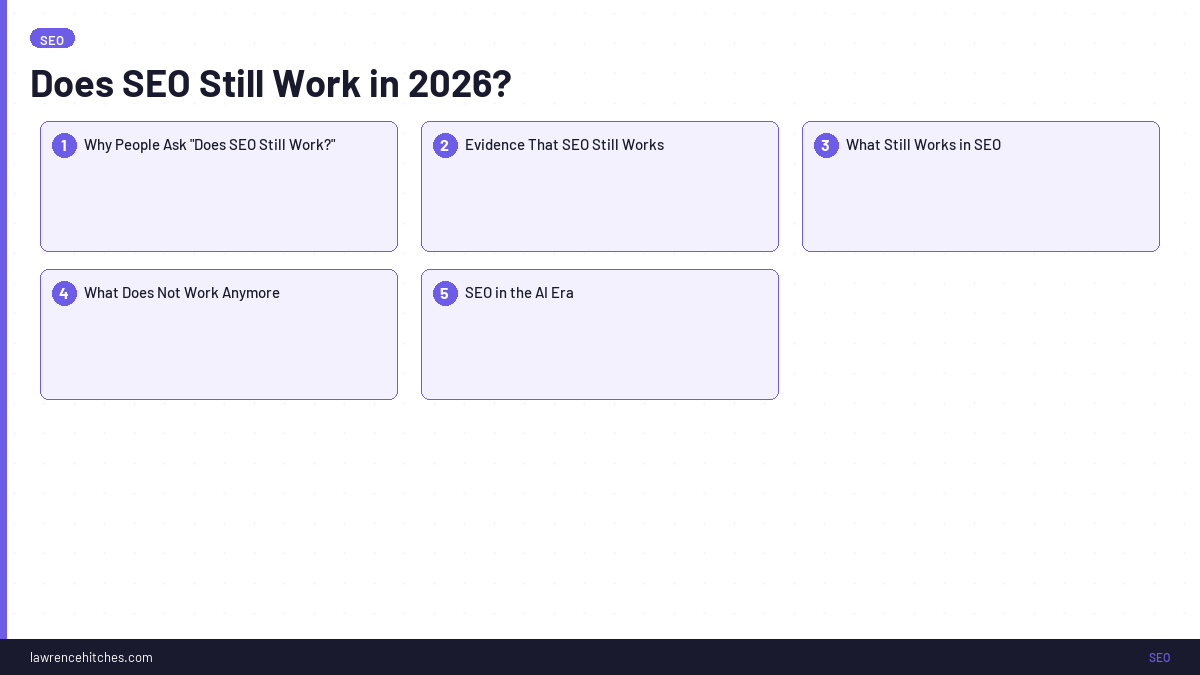 Does SEO Still Work in 2026?