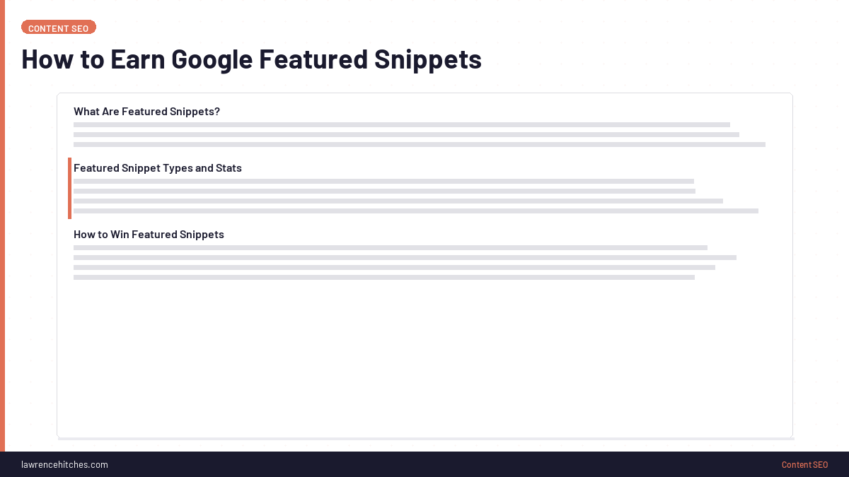 How to Earn Google Featured Snippets in 2026
