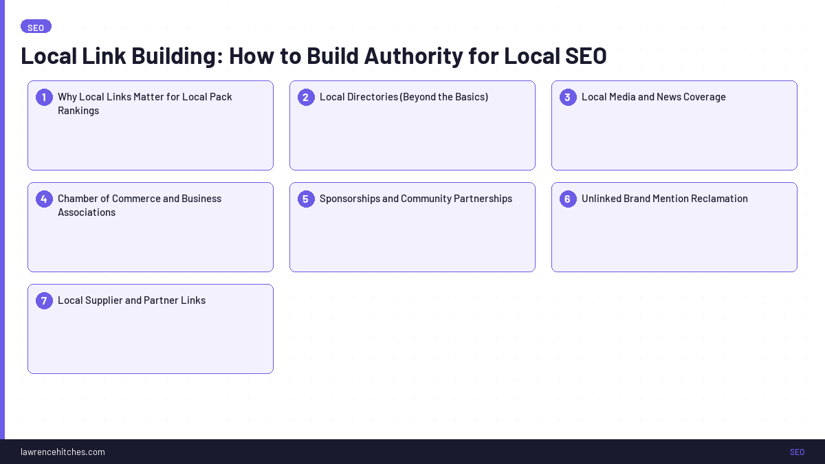 Local Link Building: How to Build Authority for Local SEO