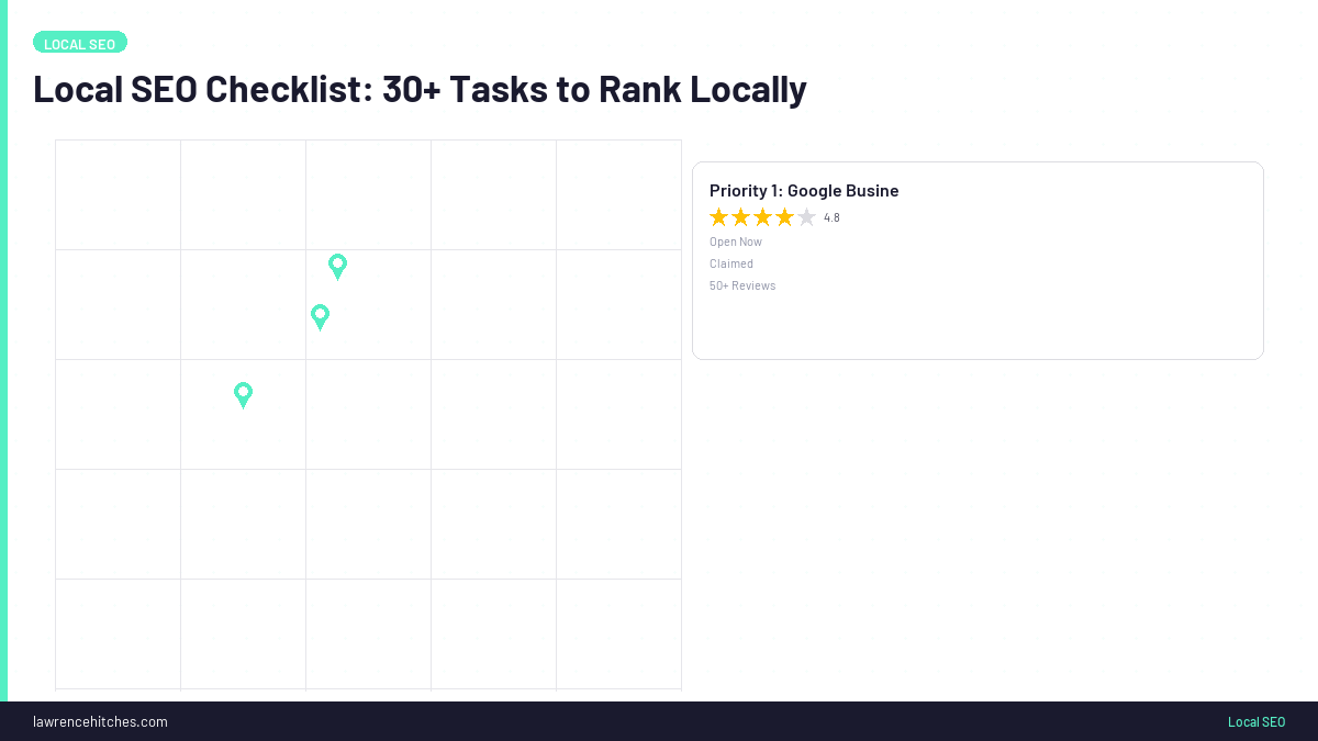 Local SEO Checklist: 30+ Tasks to Rank Locally