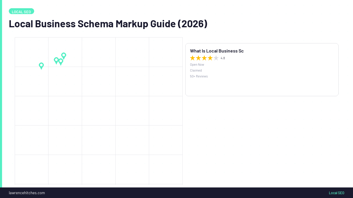 Local Business Schema Markup Guide (2026)